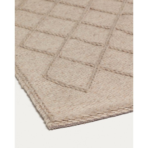 Beež pestav villasegust vaip 160x230 cm Sybil - Kave Home-image-2