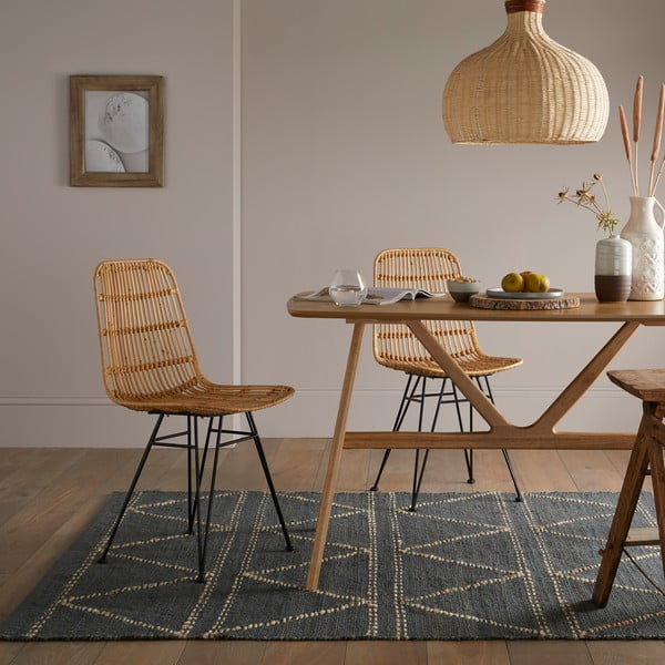 Sinine džuudist vaip 160x230 cm Rhombi - Flair Rugs-image-1