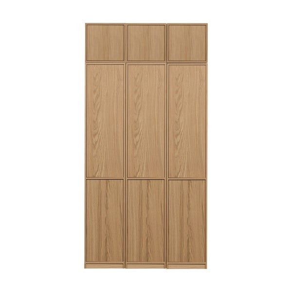 Tammedekooriga modulaarne raamaturiiul 120x243 cm Modulair – vtwonen