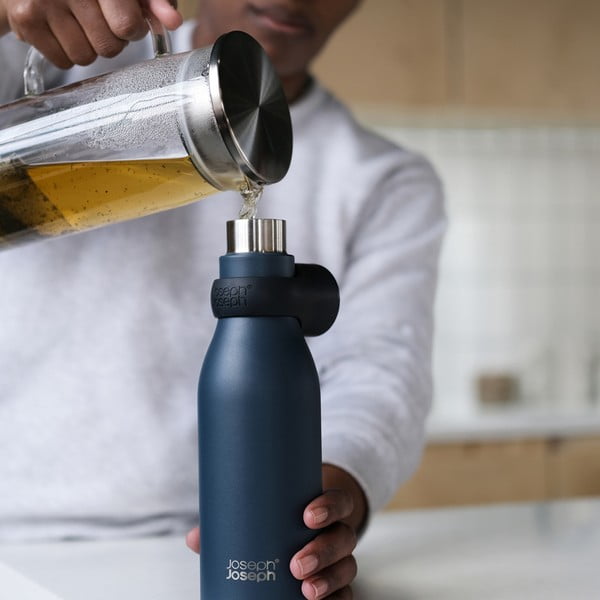 Tumesinine roostevabast terasest reisipudel 500 ml Loop - Joseph Joseph-image-1