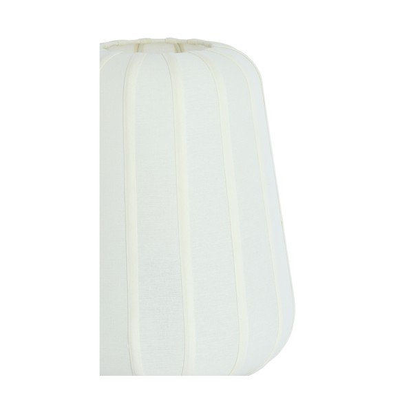 Valge metallist laualamp tekstiilist varjuga (kõrgus 29 cm) Bibia - Light & Living-image-3