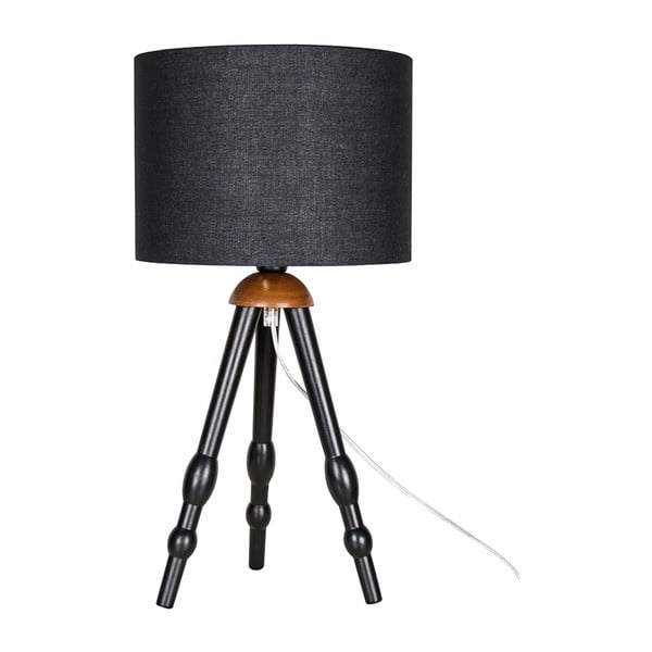 Černá stolní lampa Globen Lighting Anastasia, ø 25 cm