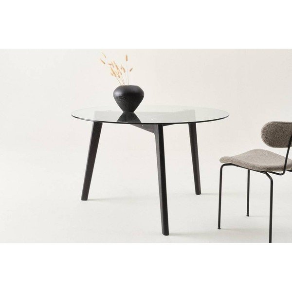 Ümmargune tammepuust söögilaud ø 120 cm Malevik - Jotex-image-2