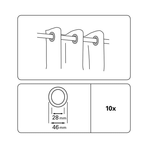 Plastmass kardinaaasad komplektis  10 tk – Gardinia-image-2