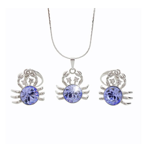 Set náhrdelníku a náušnic s krystaly Swarovski® Yasmine Zodiac