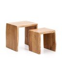 Akaatsiapuidust abilauad 2tk komplektis 40x50 cm Lomiri - Kave Home