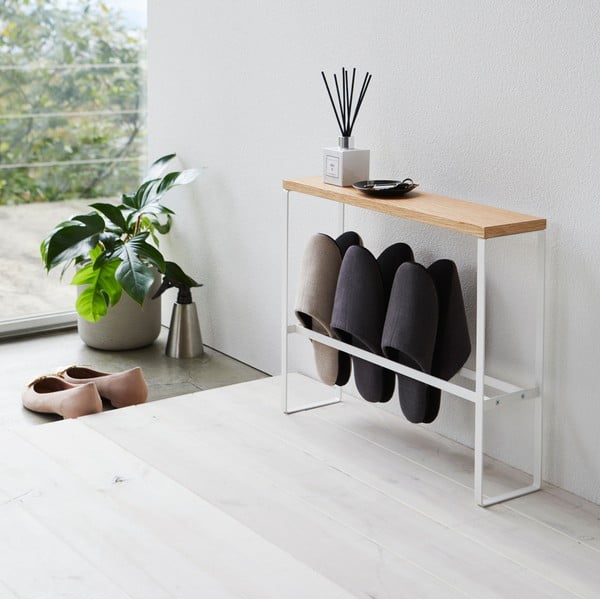 Valge metallist sussiriiul 50x41x12 cm Tower – YAMAZAKI-image-1