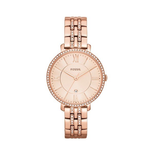 Dámské růžově zlaté hodinky Fossil ES3546