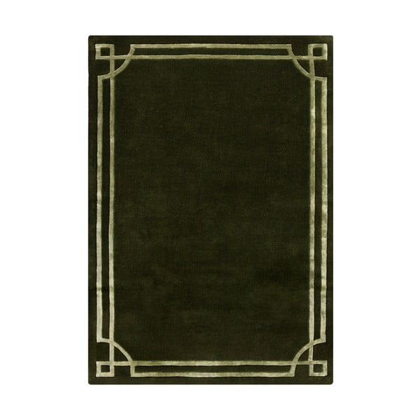 Tumeroheline käsitsi kootud villane vaip 160x230 cm Gatsby - Flair Rugs