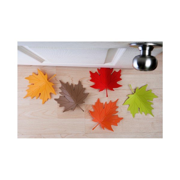 Žlutý dveřní klín ve tvaru listu Qualy&CO Autumn-image-1