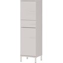 Kreemikas matt kõrge/kitsas vannitoakapp 34x123 cm Laurino - Germania