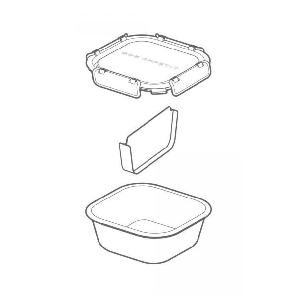 Svačinový box Black Blum Lunch Box, 930 ml-image-3