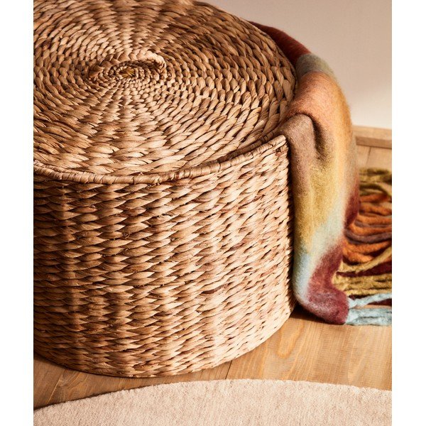Naturaalne vesihüatsindist pesukorv Yessira - Kave Home-image-1