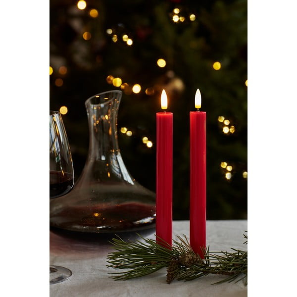 LED-küünlad, 2 tk komplektis (kõrgus 22 cm) Sille - Sirius-image-1