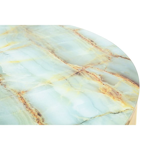 Valge ja kuldne kohvilaud , ø 75 cm Sepa - Mauro Ferretti-image-4