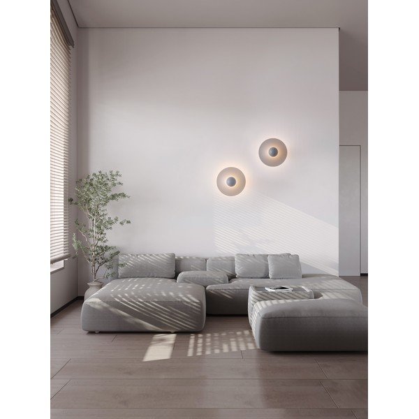 Hallikassinine alumiiniumist LED-seinavalgusti Edem - Nova Luce-image-1