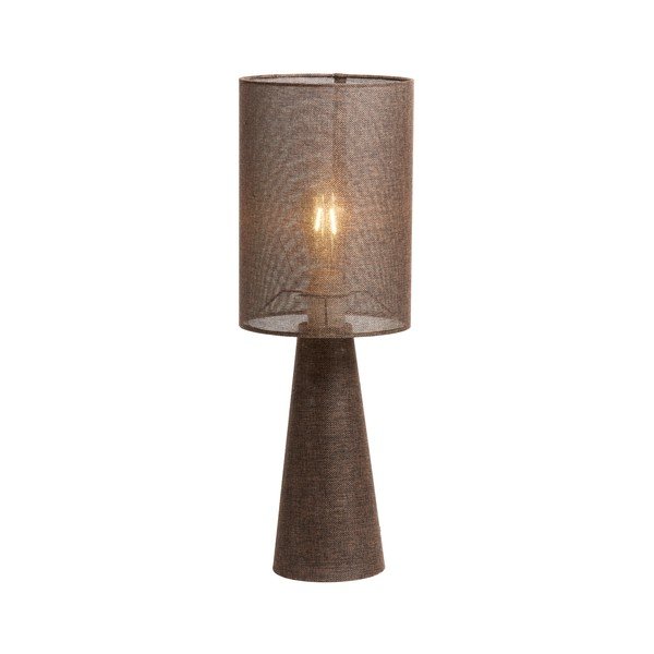 Pruun laualamp tekstiilist varjuga (kõrgus 58 cm) Micky - Light & Living-image-4