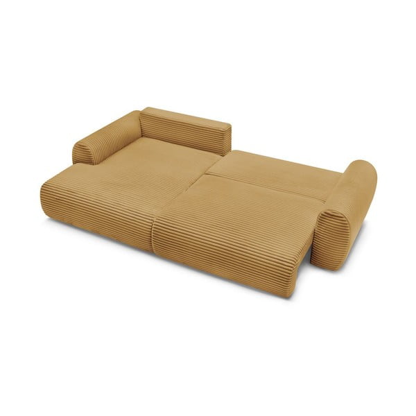 Sinepivärvi nurgadiivanvoodi (vasak nurk) Lucien - Bobochic Paris-image-4