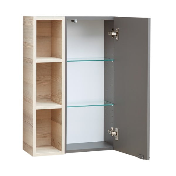 Hall männispoonist seinale kinnitatav vannitoakapp 70x45 cm Quickset 394 - Pelipal-image-2