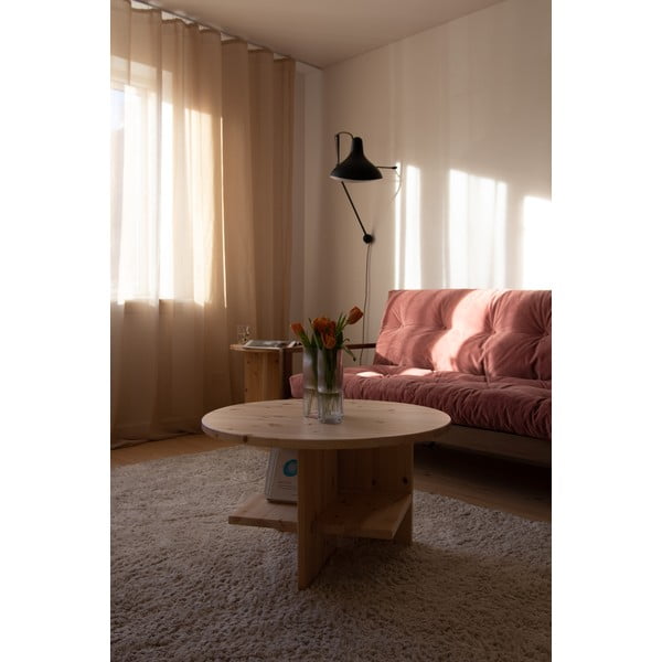 Naturaalset värvi ümmargune kohvilaud Rondure - Karup Design-image-3