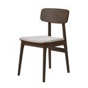 Pruun polsterdatud söögitool Livo - Unique Furniture