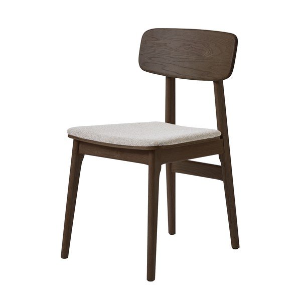 Pruun polsterdatud söögitool Livo - Unique Furniture