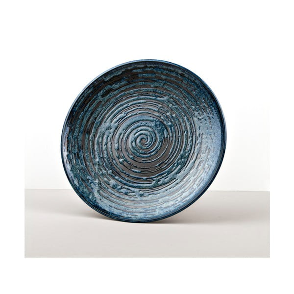 Keramický talíř Made In Japan Copper Swirl, ⌀ 25 cm