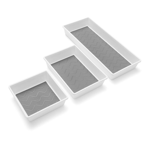 Komplekt 3 halli ja valge libisemisvastase sektsiooniga komplekti - Addis-image-4