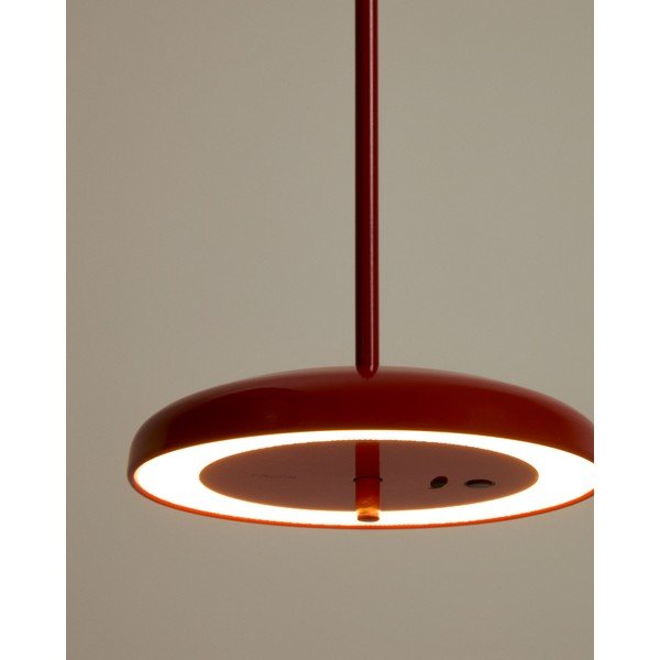 Punane hämardatav LED-laevalgusti metallist varjuga ø 16 cm Porte - Kave Home-image-1