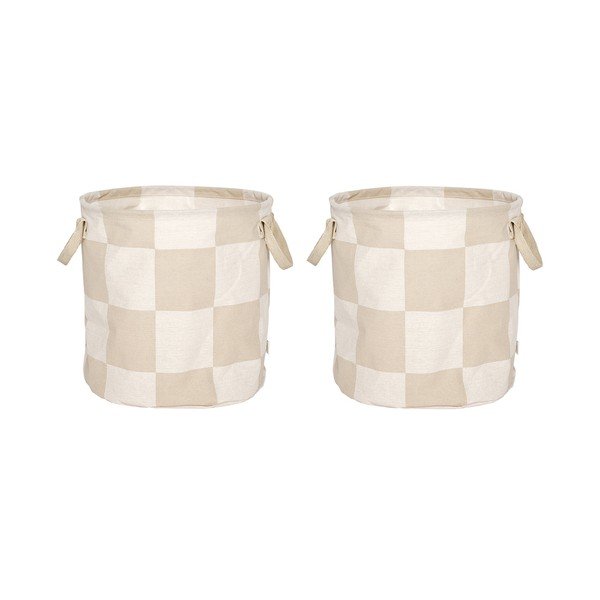 Riidest korvid komplektis 2 tk ø 32x32 cm Chess - OYOY Living Design