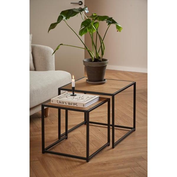 Kokkupandavad lauad 2-st komplektis Seaford - Actona-image-1