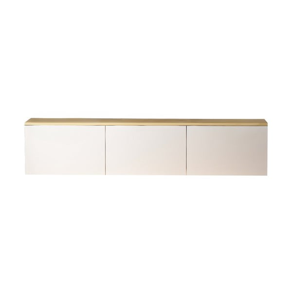 Valge tammespoonist TV-alus 160x35x32 cm Neon - Kalune Design