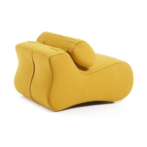 Kollane tugitool Club - Kave Home-image-3