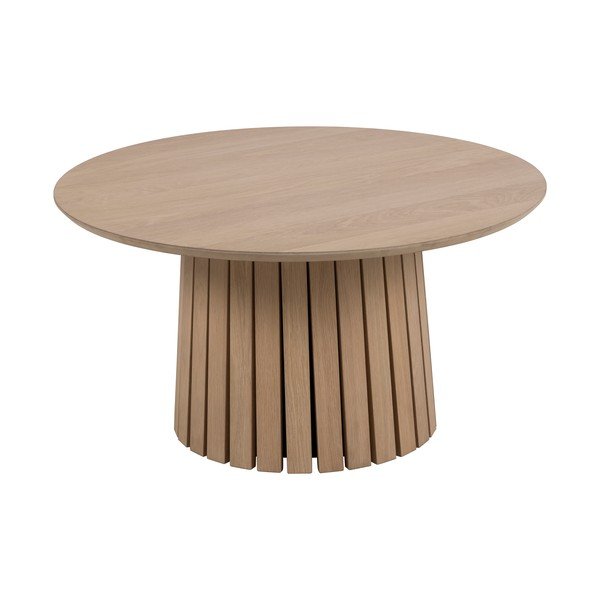 Ümmargune kohvilaud tammepuust ø 80 cm Christo - Actona-image-2