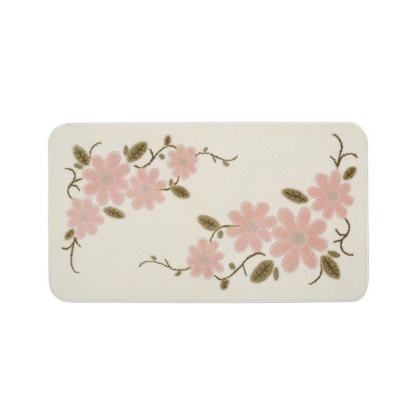 Sada 2 koupelnových předložek Confetti Bathmats Margherita White-image-1