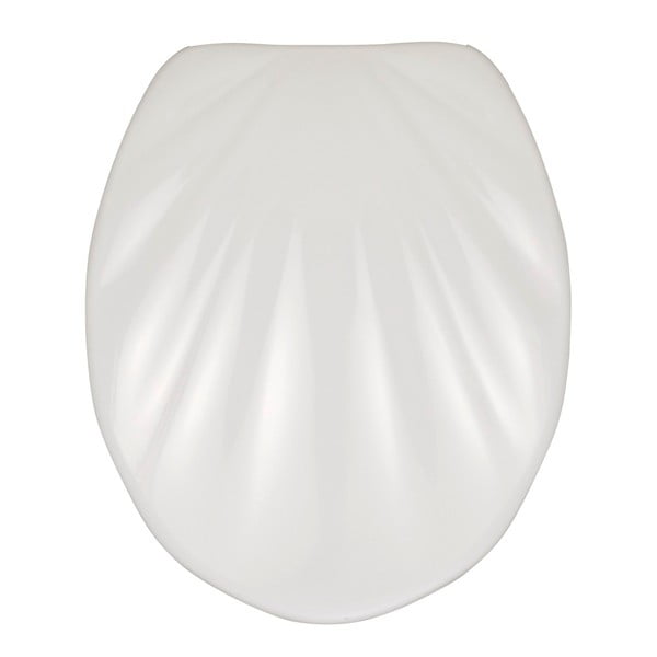 Valge WC-istekese lihtsa sulgemisega Premium , 45,5 x 38 cm Sea Shell - Wenko