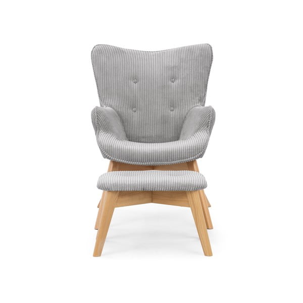 Hall velvetist tugitool koos jalatoega Niko - Ropez-image-3