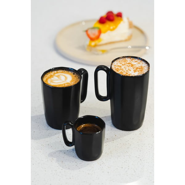 Mustad kivikeraamikast tassid 2tk komplektis 250 ml Fuori - Vialli Design-image-4