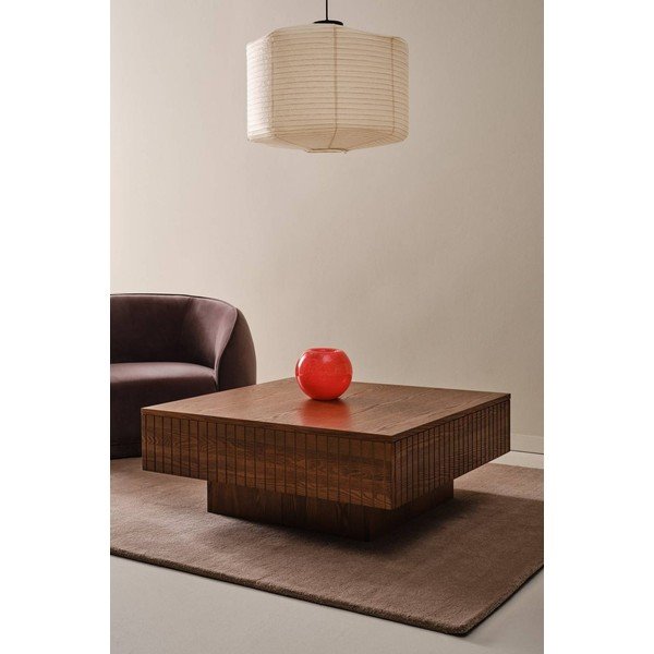 Tumepruun MDF-ist kohvilaud 90x90 cm Furuvik - Jotex-image-1