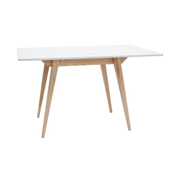 Kokkupandav söögilaud valge lauaplaadiga 65x90 cm Envelope - Ragaba-image-3