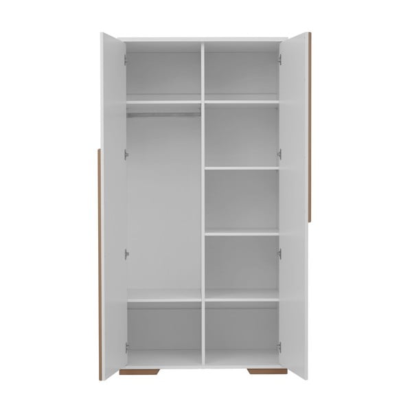 Valge laste riidekapp , 98 x 195 cm Snap - Pinio-image-2