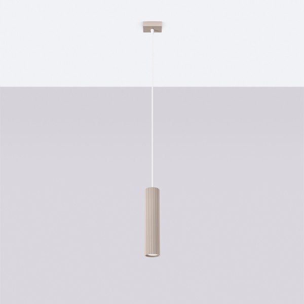 Hallikaspruun metallist rippvalgusti Gleam - Sollux-image-2