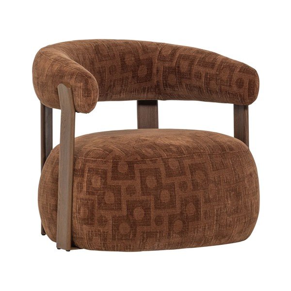 Pruun tugitool Foon - WOOOD