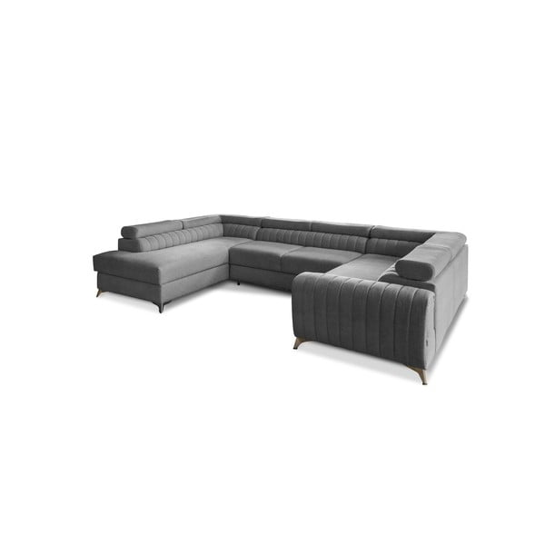 Tumehall lahtikäiv/sahtliga nurgadiivan (vasak nurk/U-kujuline) Louis – ELTAP