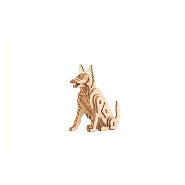 3D dřevěné puzzle s motivem psa Kikkerland Dog