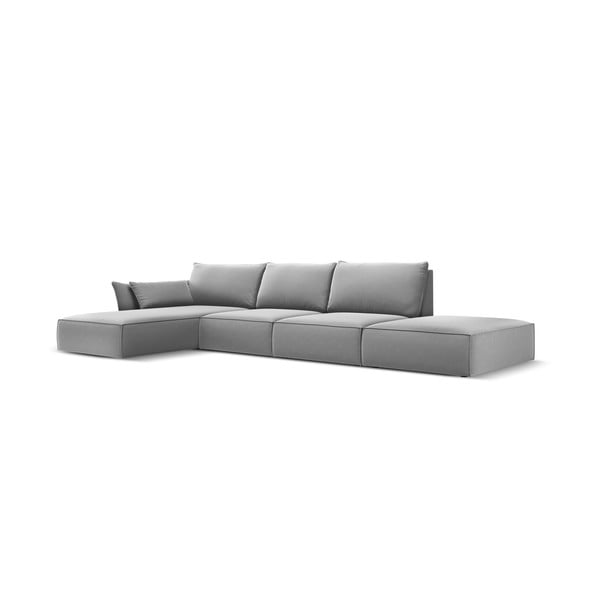 Helehall sametist nurgadiivan (vasak nurk) Vanda - Mazzini Sofas-image-2