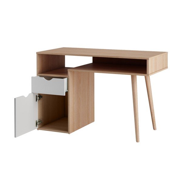 Töölaud tammepuust 55x120 cm Scandi - Støraa-image-4