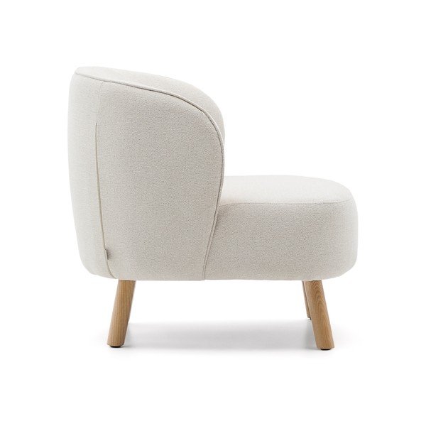 Kreem šenillist tugitool Ulit - Kave Home-image-3