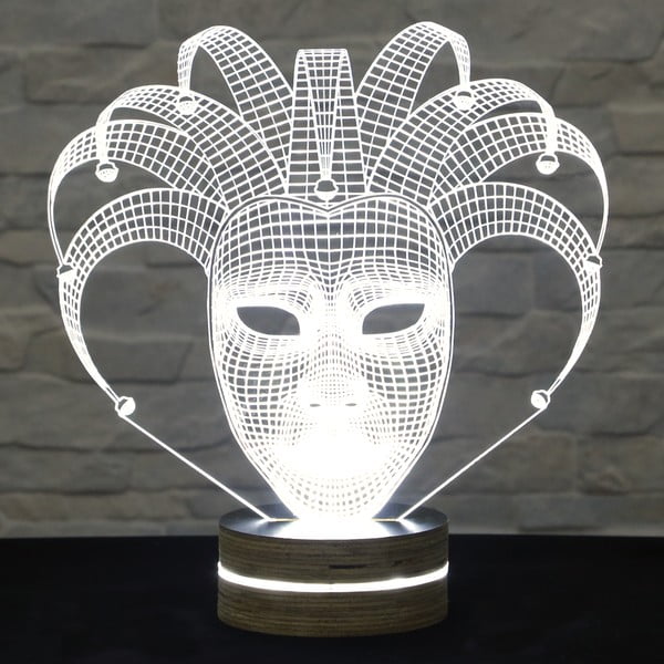 3D stolní lampa Glam Mask