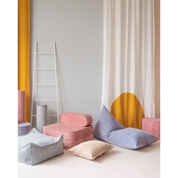 Helepruun velvetist laste diivanipadi Bolster - Wigiwama-image-3